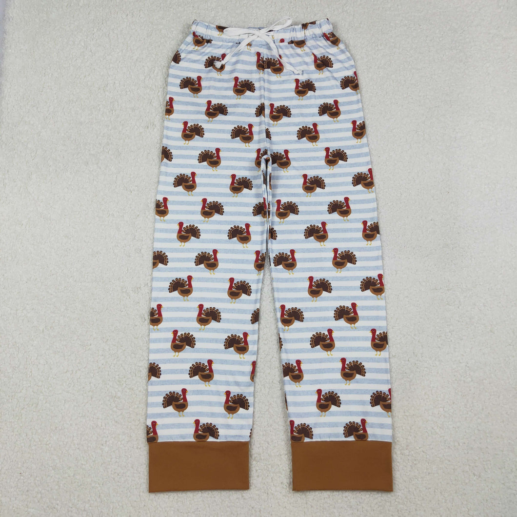 Adult Women Thanksgiving Turkey Pajamas Pants Bottom Preorder