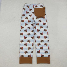 Load image into Gallery viewer, Adult Women Thanksgiving Turkey Pajamas Pants Bottom Preorder
