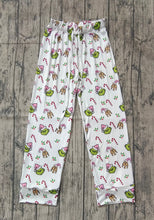 Load image into Gallery viewer, Adult Women Christmas Green Face Bottom Pants Pajamas
