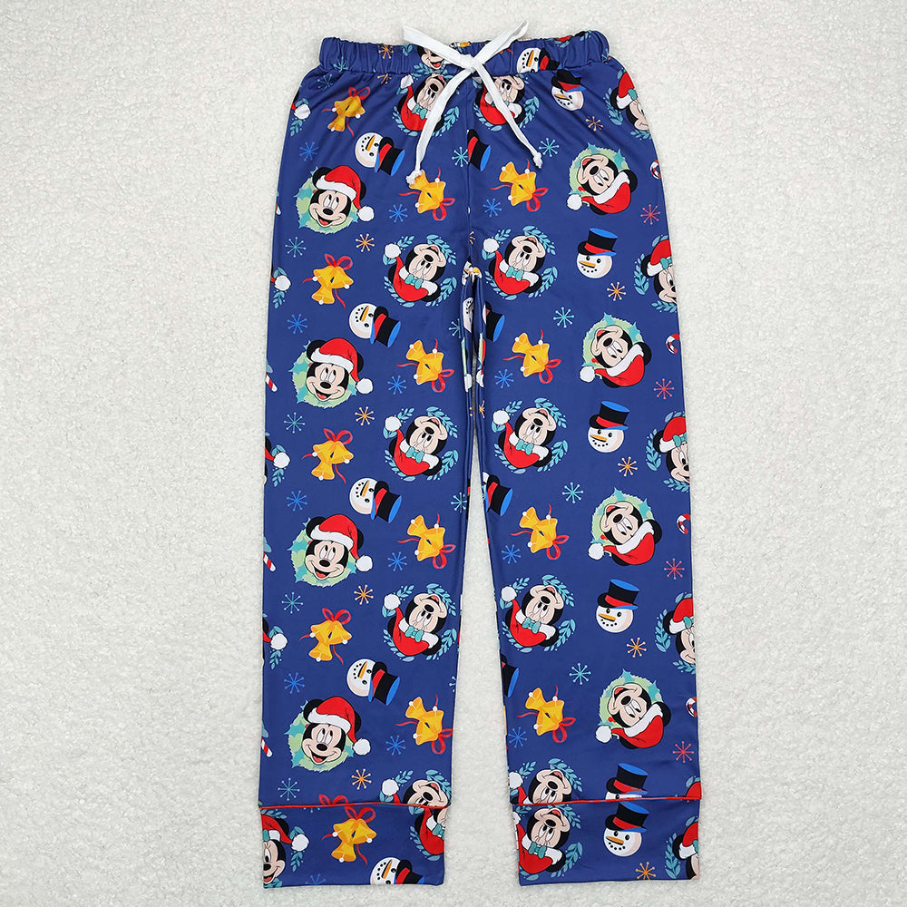 Adult Women Christmas Cartoon Mouse Bottom Pants Pajamas