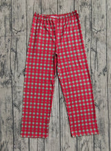 Load image into Gallery viewer, Adult Women Christmas Plaid Cartoon Pocket Bottom Pants Pajamas
