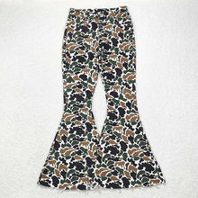 Load image into Gallery viewer, 2 Colors Adult Women Camo Duck Denim Bell Pants Jeans
