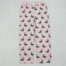 Load image into Gallery viewer, Adult Women Christmas Ducks Pocket Bottom Pants Pajamas
