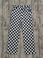 Load image into Gallery viewer, Adult Women Black Checkered Bottom Pants Pajamas
