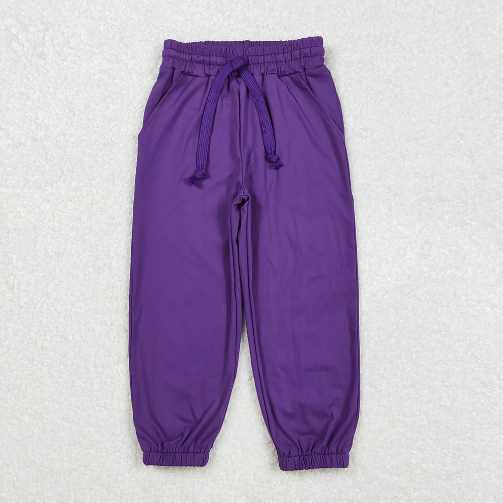 Baby Girls Active Wear Purple Jogger Yoga Pants