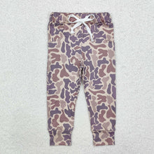 Load image into Gallery viewer, Baby Boys Grey Hunting Camo Bottoms Pants
