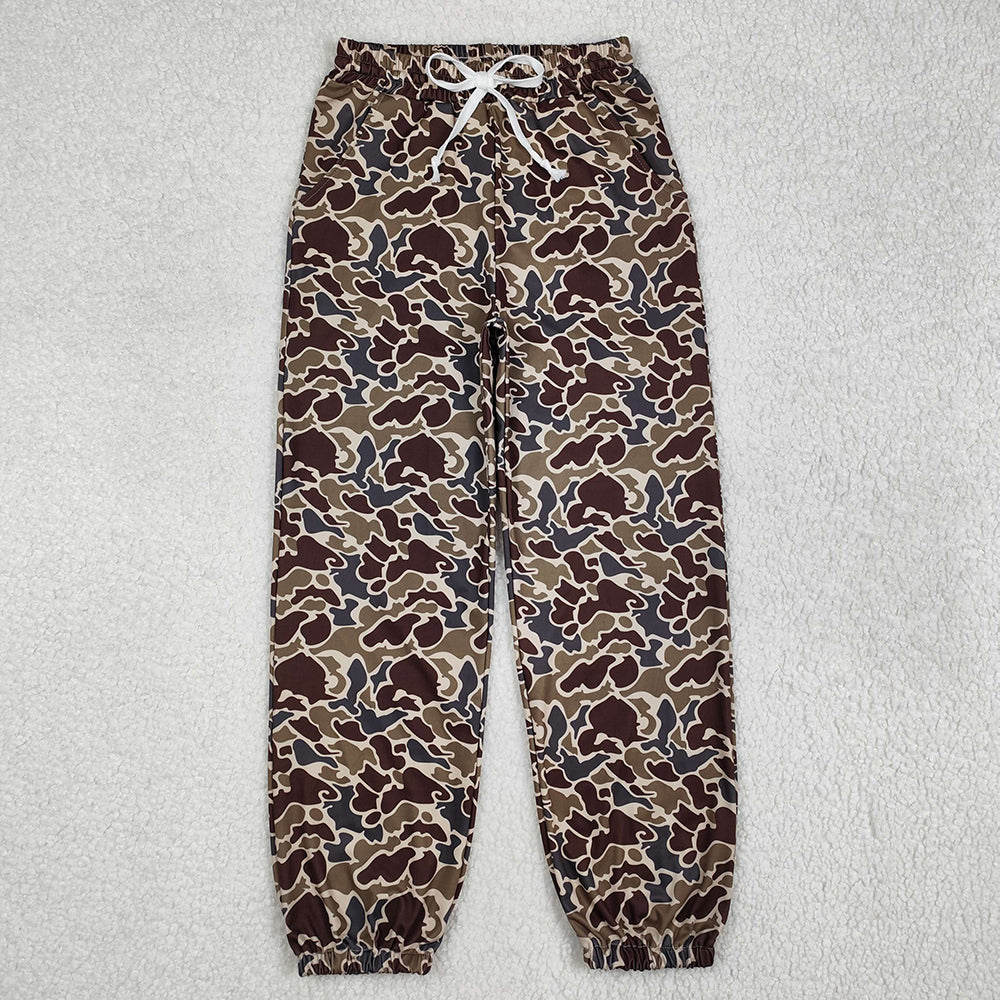 Adult Women Duck Grey Camo Pocket Bottom Joggers Pants