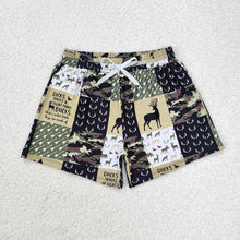 Load image into Gallery viewer, Baby Boys Green Deers Camouflage Trunks Bottoms Swimsuits
