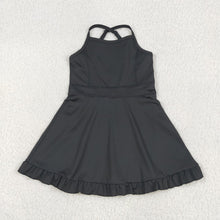 Load image into Gallery viewer, 5 Colors Sibling Baby Girls Athletic Active Wear Knee Length Dresses
