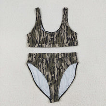 Load image into Gallery viewer, Sibling Adult Women Western Camouflage Top Bummies 2pcs Bikini Swimsuits Sets
