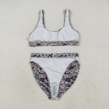 Load image into Gallery viewer, Sibling Adult Women Western Camouflage Top Bummies 2pcs Bikini Swimsuits Sets
