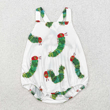 Load image into Gallery viewer, Baby Boys Caterpillar Straps Summer Rompers
