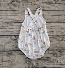 Load image into Gallery viewer, Baby Boys Strap Ducks Bubble Rompers
