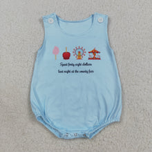 Load image into Gallery viewer, Sibling Baby Kids Ice Cream Store Top Red Plaid Pockets Shorts Sets Rompers
