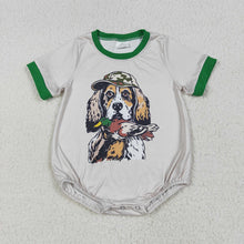 Load image into Gallery viewer, Baby Boys Short Sleeves Dog Duck Rompers

