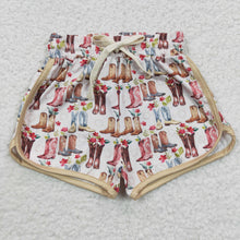 Load image into Gallery viewer, 8 Colors Sibling Baby Girls Western Sports Summer Bottoms Shorts
