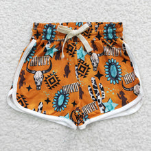 Load image into Gallery viewer, 8 Colors Sibling Baby Girls Western Sports Summer Bottoms Shorts
