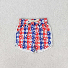 Load image into Gallery viewer, Sibling 4 Colors Baby Girls Summer Camo Plaid Shorts Bottoms
