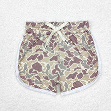 Load image into Gallery viewer, Sibling 4 Colors Baby Girls Summer Camo Plaid Shorts Bottoms
