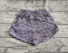 Load image into Gallery viewer, Baby Girls Black Leopard Yoga Shorts Bottoms
