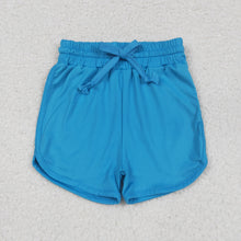 Load image into Gallery viewer, Sibling Baby Girls Colorful Belt Yoga Shorts Bottoms
