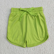 Load image into Gallery viewer, Sibling Baby Girls Colorful Belt Yoga Shorts Bottoms
