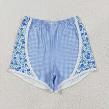 Load image into Gallery viewer, Sibling Baby Girls Floral Plaid Shorts Bottoms
