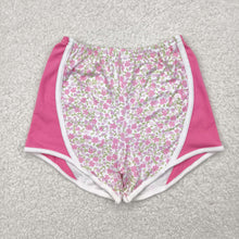 Load image into Gallery viewer, Sibling Baby Girls Floral Plaid Shorts Bottoms
