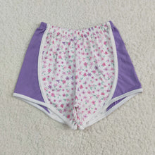 Load image into Gallery viewer, Sibling Baby Girls Floral Plaid Shorts Bottoms
