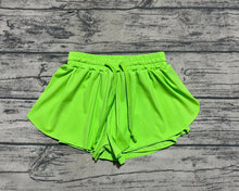 Load image into Gallery viewer, Baby Girls Green Yoga Shorts Bottoms
