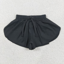 Load image into Gallery viewer, Baby Girls Black Yoga Skort Shorts Bottoms

