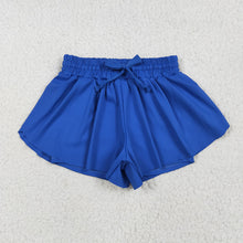 Load image into Gallery viewer, Baby Girls Royal Blue Skort Yoga Shorts Bottoms
