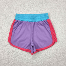Load image into Gallery viewer, Sibling Baby Girls Colorful Belt Yoga Shorts Bottoms
