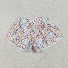 Load image into Gallery viewer, Baby Girls Football Colorful Leopard Summer Shorts Bottoms
