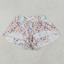 Load image into Gallery viewer, Baby Girls Football Colorful Leopard Summer Shorts Bottoms
