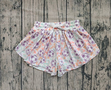 Load image into Gallery viewer, Baby Girls Football Colorful Leopard Summer Shorts Bottoms
