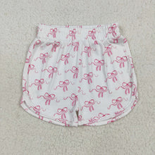 Load image into Gallery viewer, Baby Girls Pink Bows Summer Shorts Bottoms
