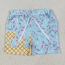 Load image into Gallery viewer, Sibling Baby Boys Ice Cream Drip Sprinkles Stars Summer Shorts Bottoms
