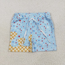 Load image into Gallery viewer, Sibling Baby Boys Ice Cream Drip Sprinkles Stars Summer Shorts Bottoms

