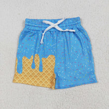 Load image into Gallery viewer, Sibling Baby Boys Ice Cream Drip Sprinkles Stars Summer Shorts Bottoms
