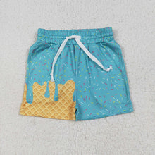 Load image into Gallery viewer, Sibling Baby Girls Ice Cream Drip Sprinkles Summer Shorts Bottoms
