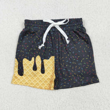Load image into Gallery viewer, Sibling Baby Boys Ice Cream Drip Sprinkles Stars Summer Shorts Bottoms
