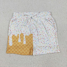 Load image into Gallery viewer, Sibling Baby Boys Ice Cream Drip Sprinkles Stars Summer Shorts Bottoms
