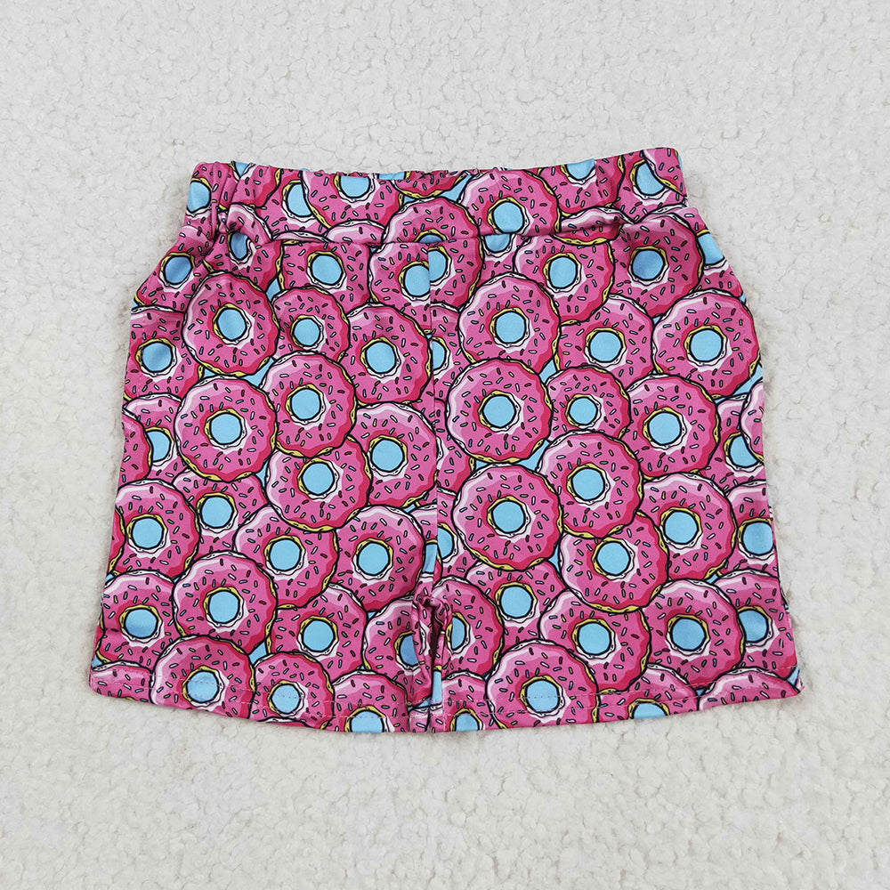 Baby Girls Pink Donuts Summer Shorts Bottom