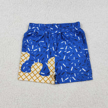 Load image into Gallery viewer, Baby Boys Royal Blue Drip Sprinkle Team Shorts Bottom

