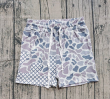 Load image into Gallery viewer, Baby Boys Grey Camo Drip Team Shorts Bottom
