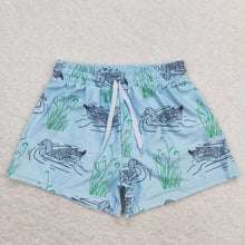 Load image into Gallery viewer, Baby Boys Summer Green Mallard Ducks Trunks Swimsuits Swimwear
