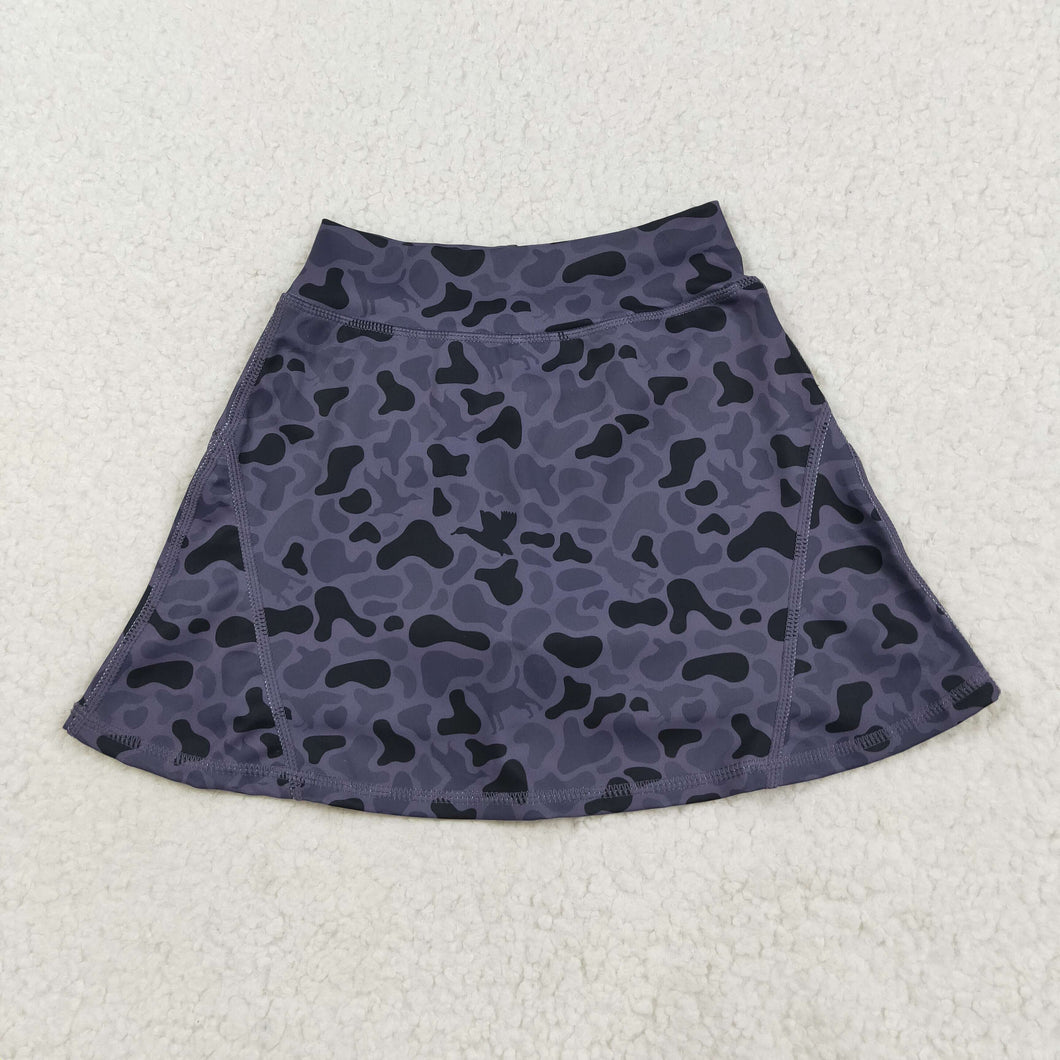 Baby Girls Western Navy Ducks Camo Yoga Skorts Bottom
