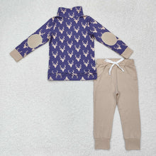 Load image into Gallery viewer, Baby Boys Fall Deers Pullovers Tops Shirt Pants Clothes Sets
