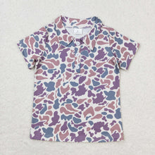 Load image into Gallery viewer, Baby Boys Grey Camo Girls Sibling Dresses Shirts Tops
